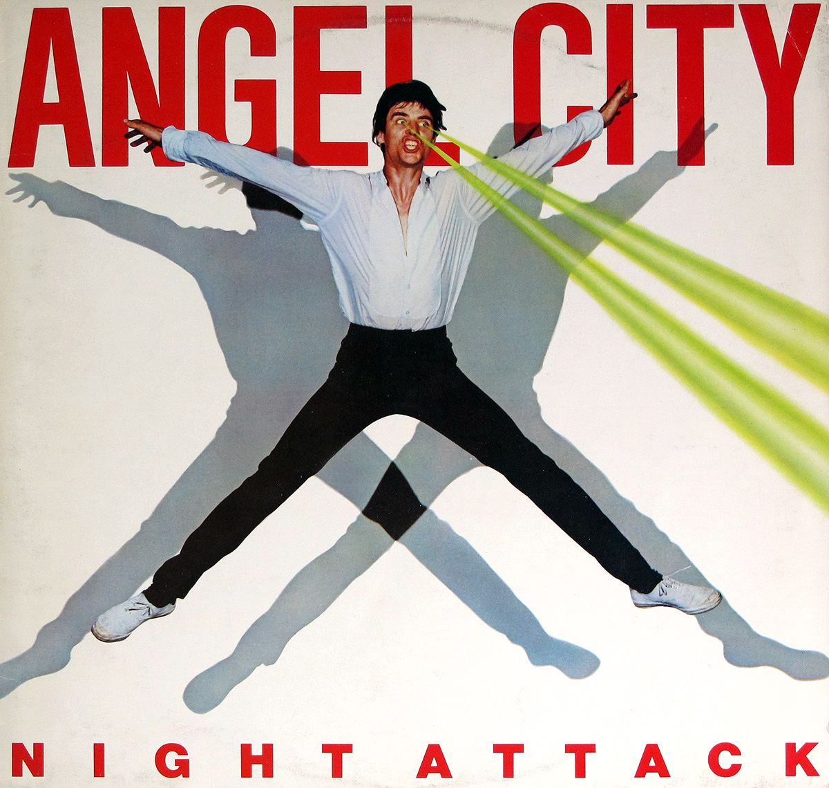 ANGEL CITY - Night Attack front cover https://vinyl-records.nl